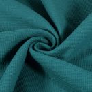 Wafelstof fijn petrol