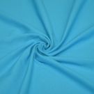 Katoen tricot uni aquablauw