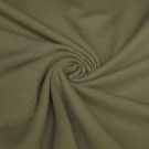 Katoen tricot uni donker olijfgroen