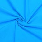 Katoen tricot uni aquablauw