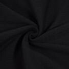 Boordstof rib 2x2 zwart