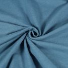 Katoen tricot melange petrol