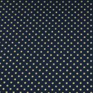 50x140 cm katoen christmas stippen marine/gold