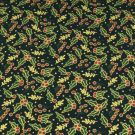 50x140 cm katoen christmas hulst marine/gold