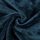 Alpenfleece fluweel marine