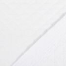 Stepp mousseline/voile gewatteerd kleine ruiten wit