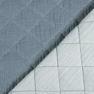 Stepp mousseline gewatteerd ruiten donkergrijs/lichtgrijs