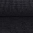 Gebreide wafelstof jersey zwart