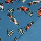 Softshell digitaaldruk raceauto's staalblauw