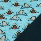 Softshell digitaaldruk haaien aqua