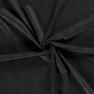 Punta di roma stof bedrukt schotse ruit indigo