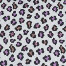 Joggingstof digitaaldruk luipaard lichtgrijs melange