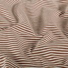 Katoen tricot gestreept roest