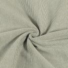 50x70 cm boordstof gestreept 1mm bosgroen