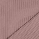 Katoen tricot rib licht mauve