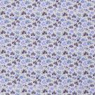 Katoen poplin bedrukt bloemen paars