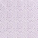 Katoen poplin bedrukt bloemen lichtgrijs