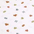 Katoen tricot puzzelstukjes offwhite