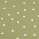 Katoen poplin bedrukt appels olijfgroen