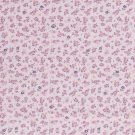 Katoen poplin bloempjes licht roze