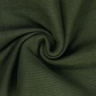 50x60 cm boordstof rib 2x2 olijfgroen