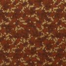 50x145 cm katoen poplin christmas kersttakjes brick/goud