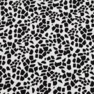 Viscose poplin giraffenhuid zwart/wit