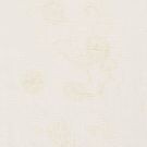 Katoenen mousseline geborduurd bloemen wolwit