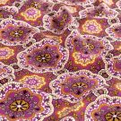 Viscose poplin abstract fuchsia