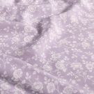 Viscose poplin bloemen lila