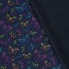 Softshell digitaaldruk vlinders marine