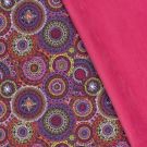 Softshell digitaaldruk mandala's roze