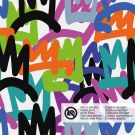 50x150cm sweat/french terry grafitti wit