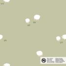 Katoen poplin schapen olijfgroen