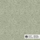 Katoen poplin bladeren olijfgroen