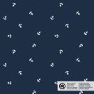 Katoen poplin ankers marine
