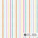 Katoen poplin strepen wit