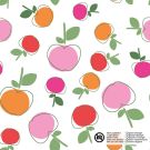 Katoen poplin appels wit