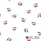 Katoen poplin kersen wit