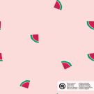 Katoen poplin watermeloen lichtroze