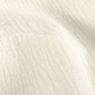 Katoenen mousseline slub offwhite