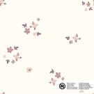 Katoen tricot vogels offwhite