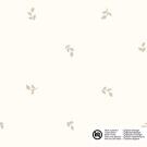 Katoen poplin bladeren offwhite