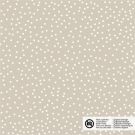 Katoen poplin stippen beige