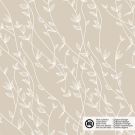 Katoen poplin twijgen beige