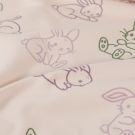 Sweat/french terry haasjes lichtroze