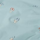 Katoen tricot beren aan parachutes babyblauw