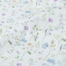 Rib jersey digitaaldruk bloemen offwhite