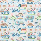 Katoen tricot voertuigen offwhite