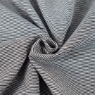 50x70 cm boordstof gestreept 1mm zwart